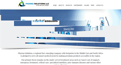 Desktop Screenshot of pharmasolutions-int.com